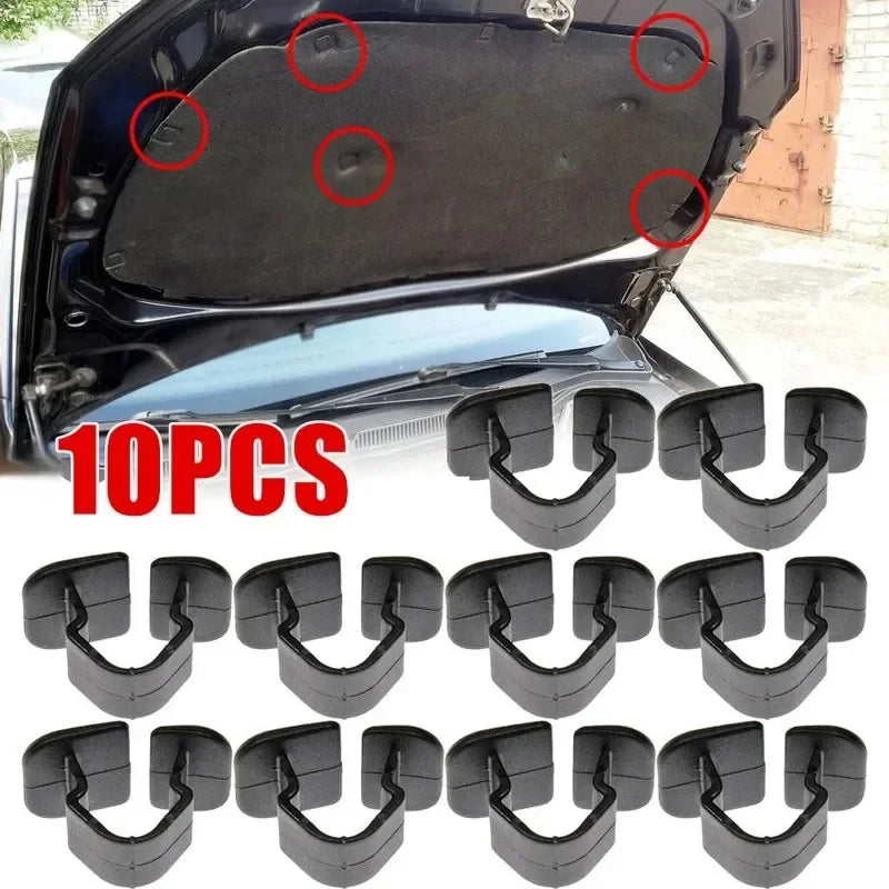 Plastic Push-In Rivet Clips for Car Trim & Bumpers – 10–60 Pack