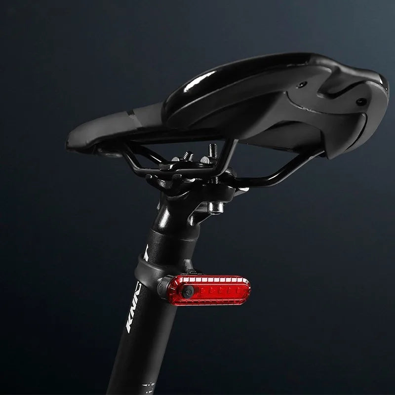 Outdoor Mountain Bike Riding Equipment USB Bike Charging Tail Lights Night Riding Lightweight Warning Lights Bike Accessories Zpaxo