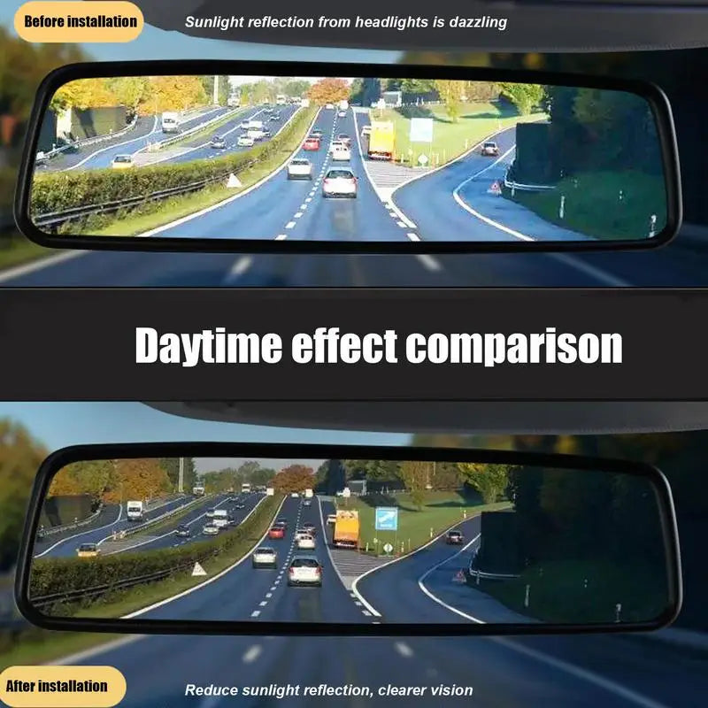 Car Rearview Mirror Anti-glare Interior Film Anti Fog Auto Reversing