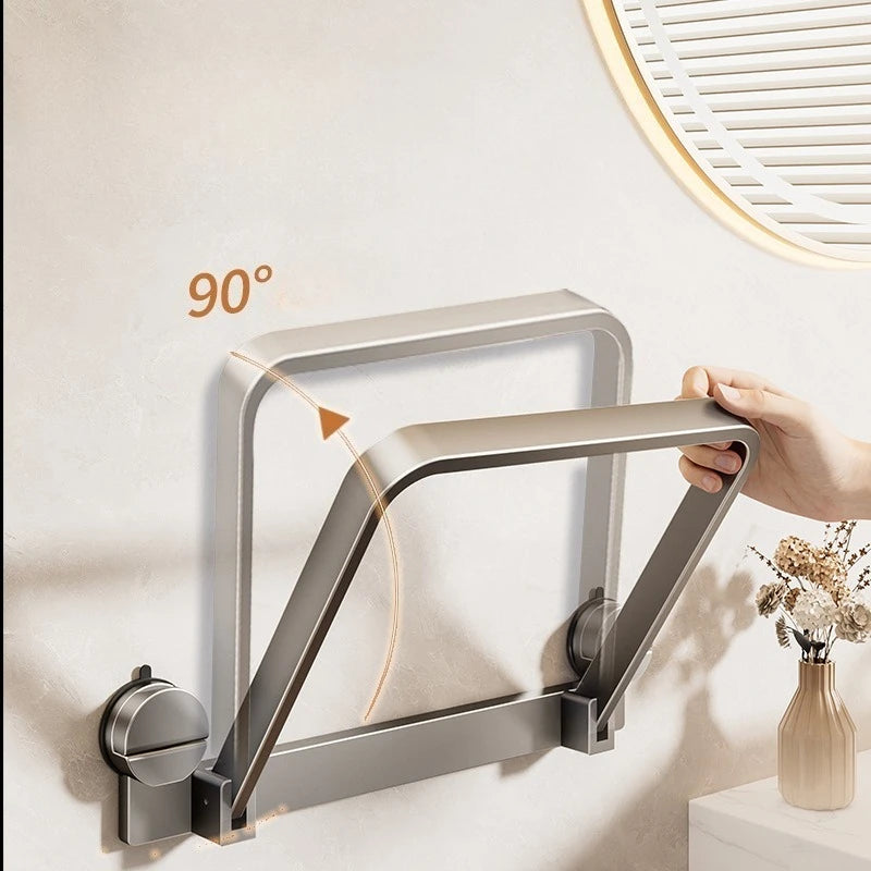 Toilet suction cup folding basin holder bathroom non perforated basin storage rack bathroom toilet storage rack Zpaxo