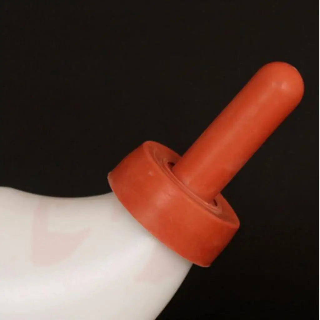 Calf Milk Feeder Bottle with Nipple Sheep Lamb Bottle Holder 2L/4L Screw Set Milking Feeding Replacement Zpaxo