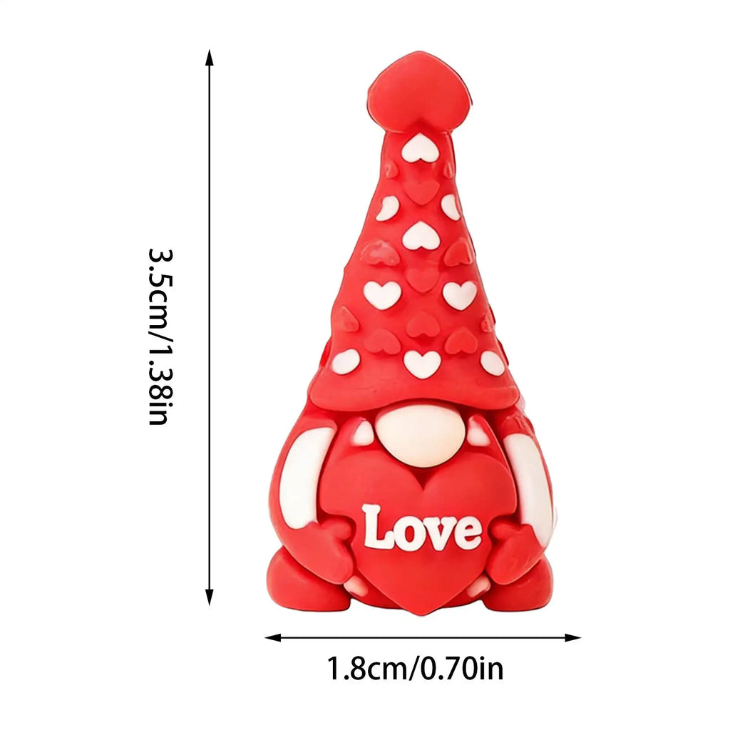 Valentines Gnomes Decor 30 Heart Mini Figurines Holiday Decorations