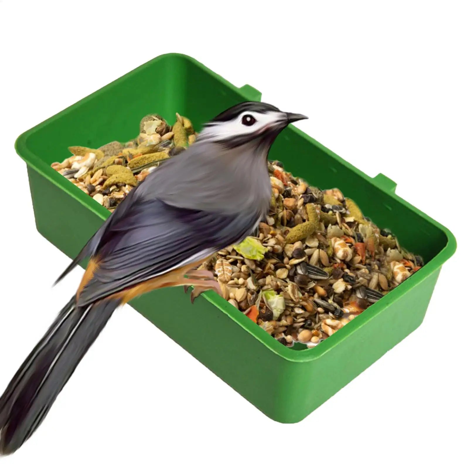 Hanging Bird Bath Tub for Parrots, Parakeets & Small Birds Bird Bath Tub Zpaxo