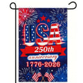 250th USA Anniversary Garden Flag 1776-2026 | Patriotic Yard Decor Patriotic Garden Flag Zpaxo A