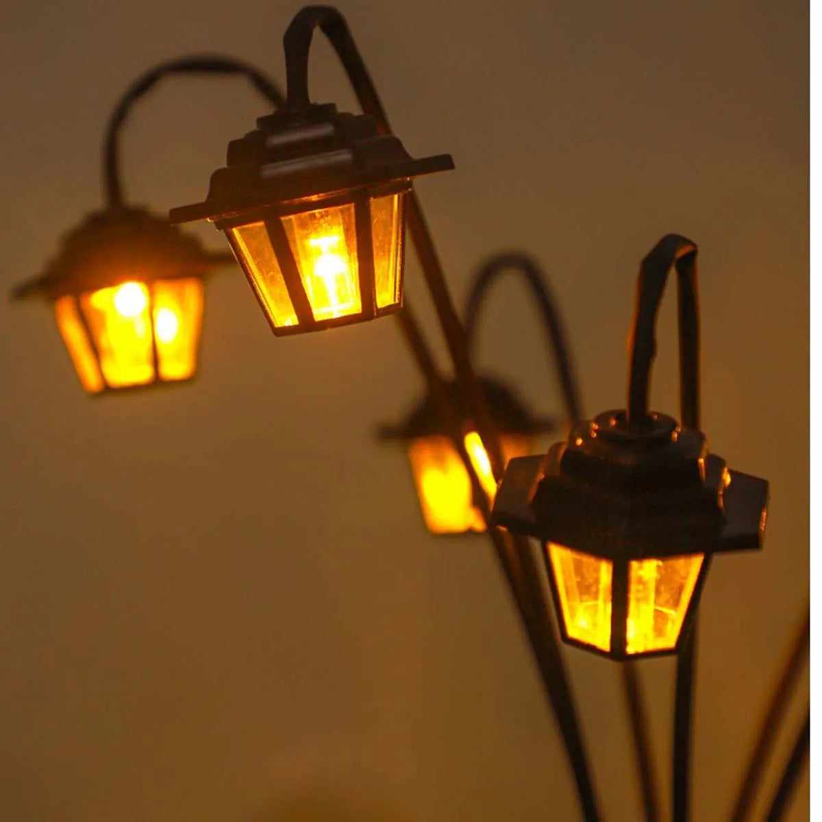6LED Solar Hexagonal Palace Light 8-mode Outdoor Courtyard Christmas Zpaxo