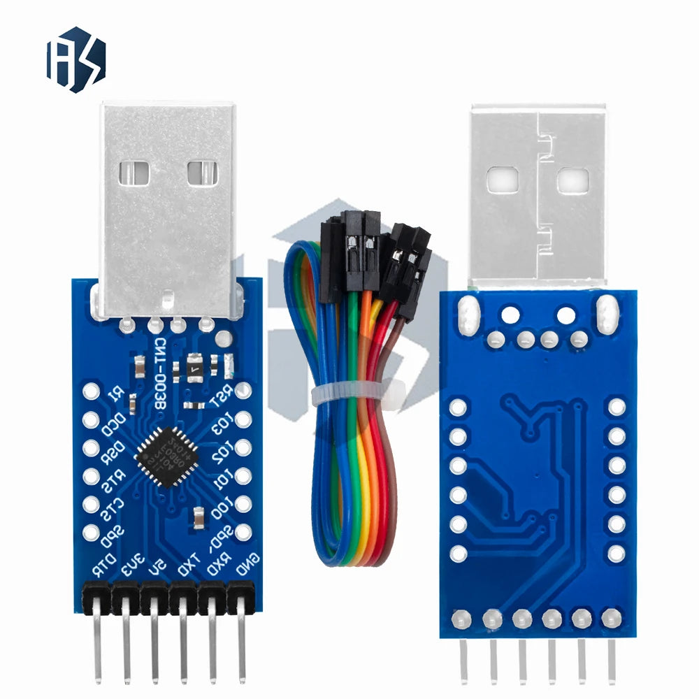 CP2104 6-Pin STC Programmer USB TTL Serial Adapter CP2102 Upgraded Zpaxo