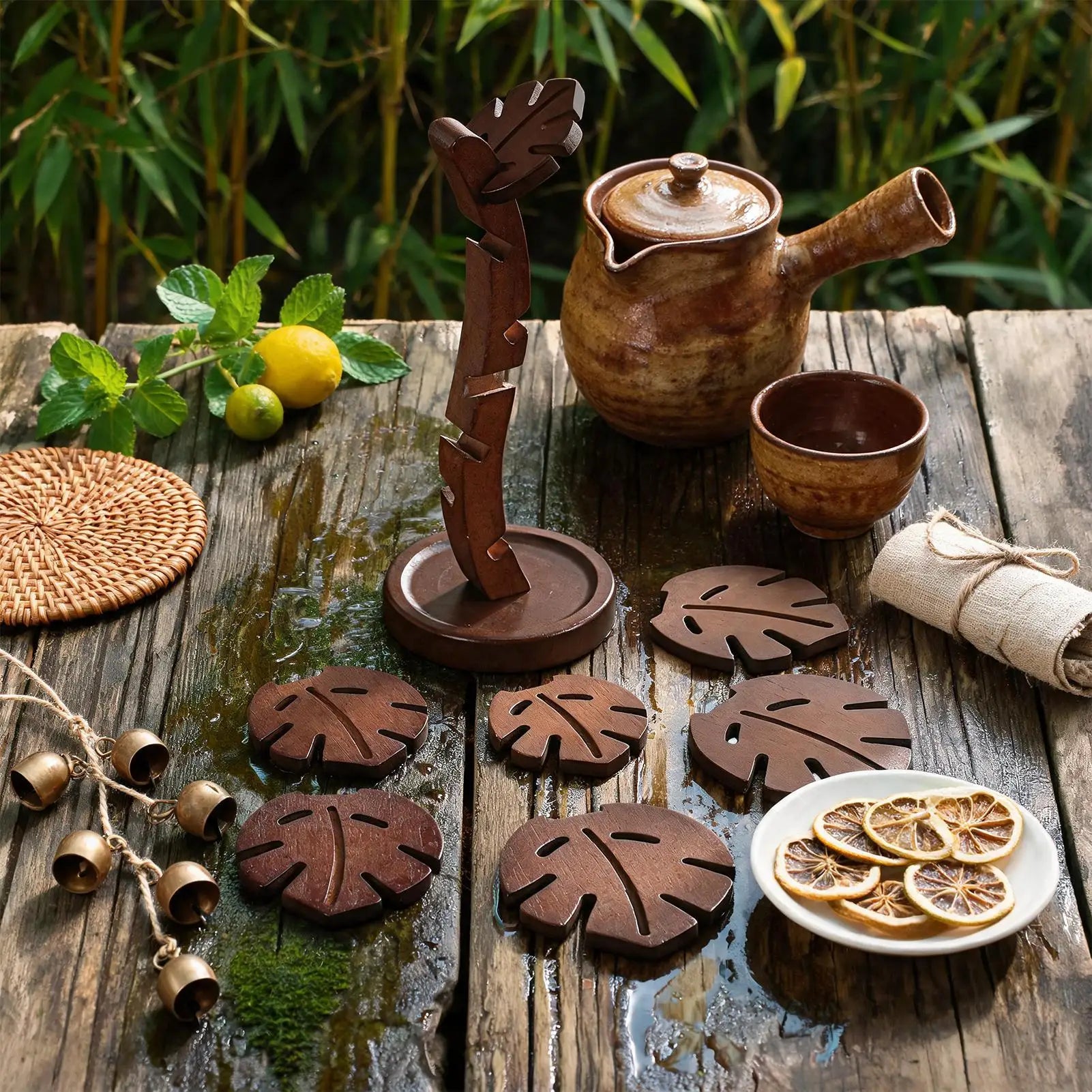 Tree Trivet 7 Heat Resistant Waterproof Storage Base Decorative