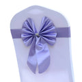 Elastic Bow Tie Chair Sash Band – Wedding & Event Décor