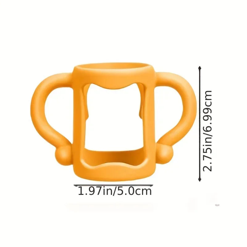 Easy Grip Handle, Can Accommodate Most Bottles - BPA-free Soft Silicone ,Silicone Bottle Handle For Narrow Baby Bottles Zpaxo