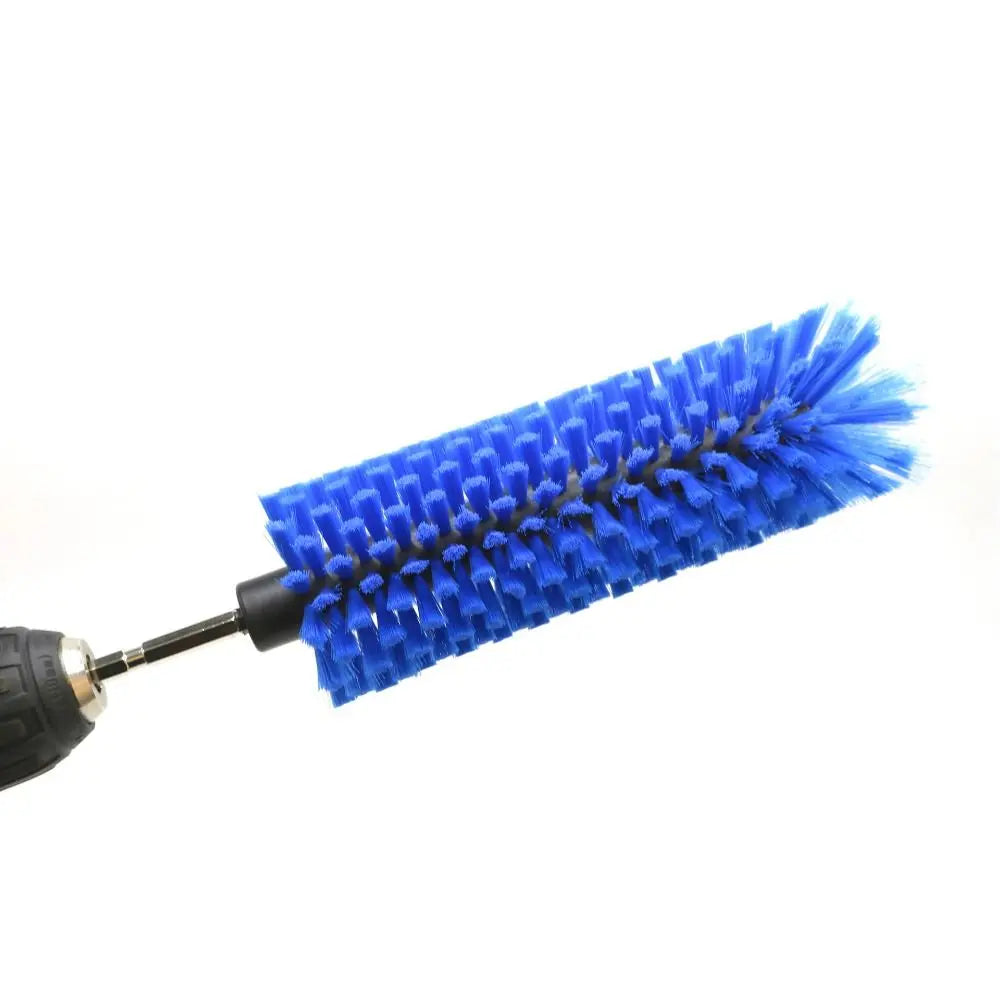 High-density Bristles Drill Brush No Scratches Round Bristle Wheel Zpaxo