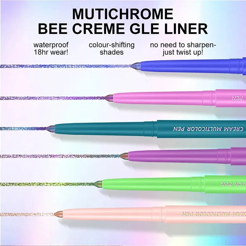 Color-changing Eyeshadow Stick Multi Chrome Eyeliner Waterproof Long
