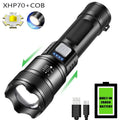 ESMARTER P70 LED Flashlight 5000LM Zoomable Tactical Torch