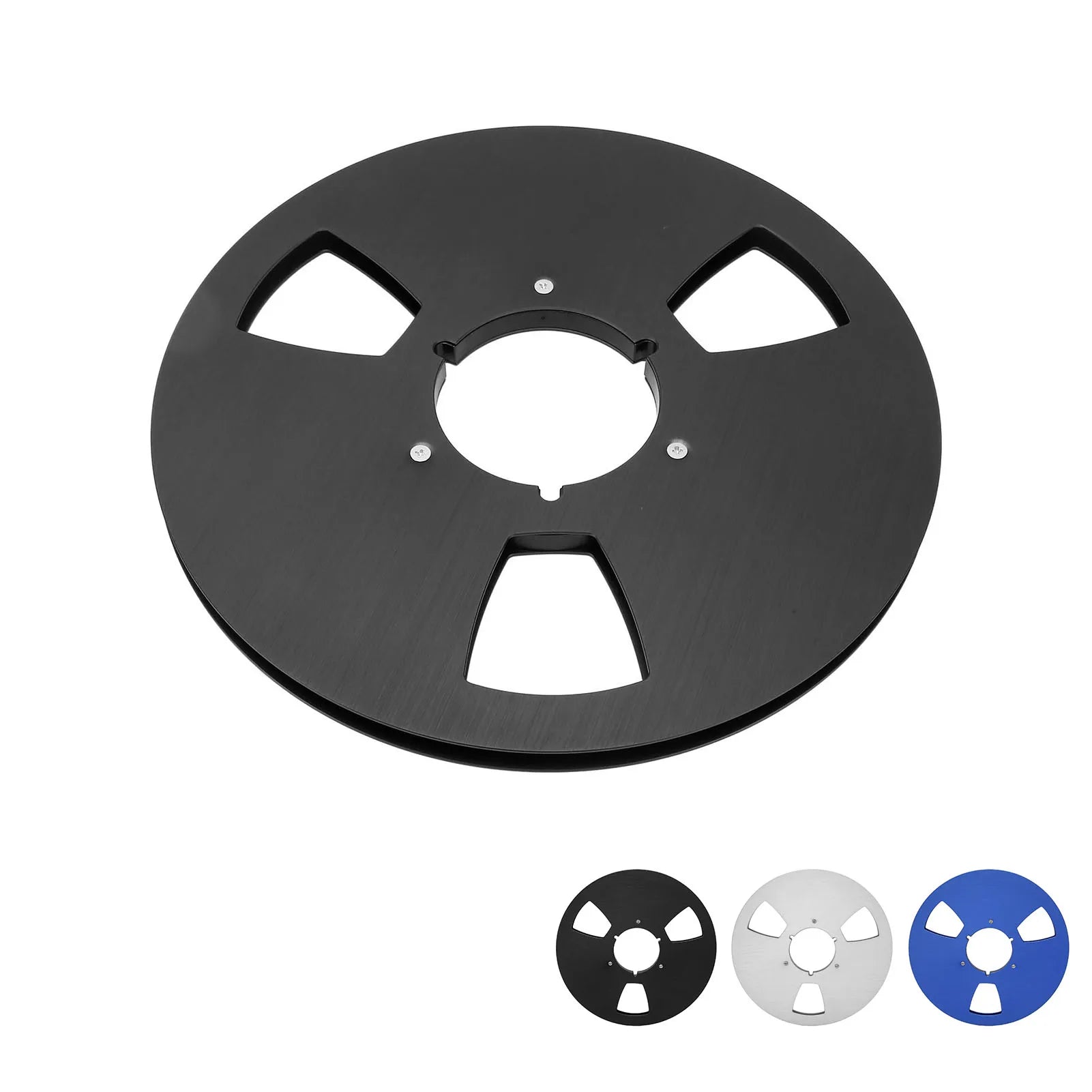 Sound Tape Empty Reel 3 Hole Strength Aluminum Alloy 1 4 Player