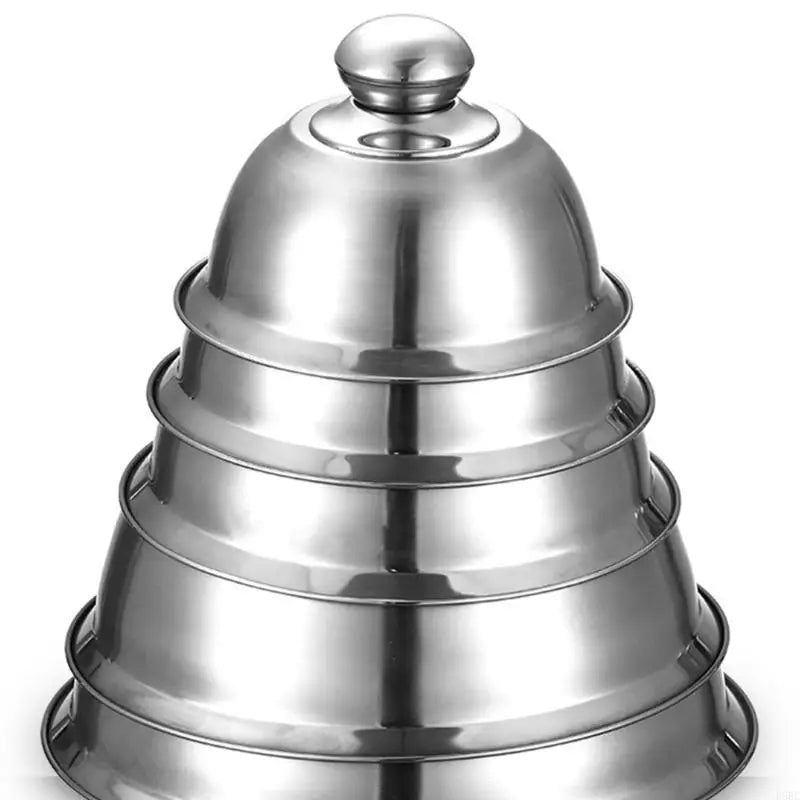 Rustproof Round BBQ Lid Handle Grill Basting Cover Serving Dome