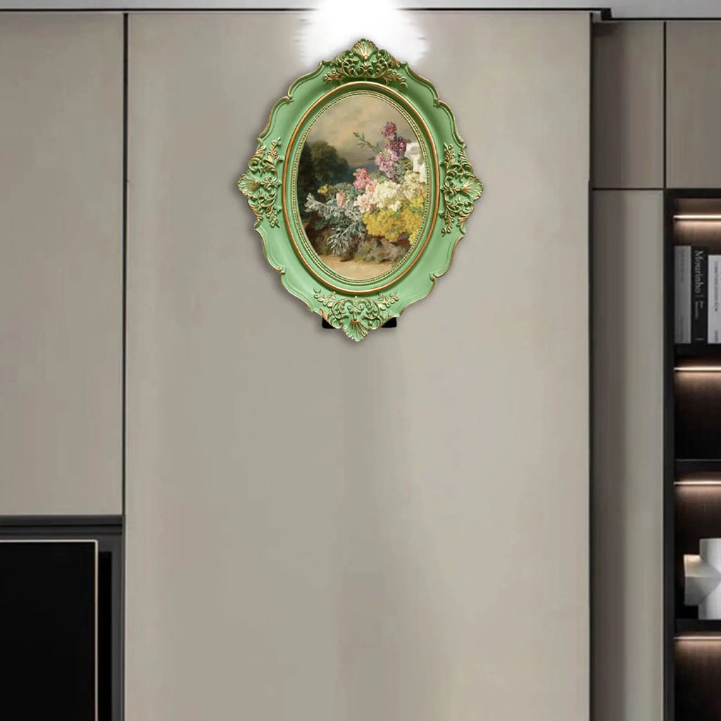 Picture Frame Resin Antique Photo Gallery Art Photo Frame Photo Display Holder for Bedroom Wall Living Room Table Home Decor Zpaxo
