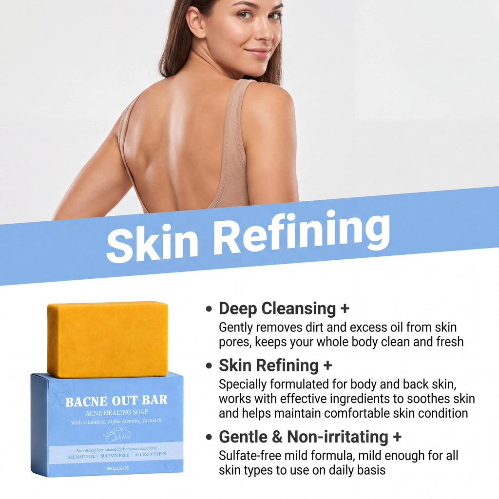 Turmeric Exfoliating Soap – Acne, Dark Spots & Deep Clean Exfoliating Soap Bar Zpaxo