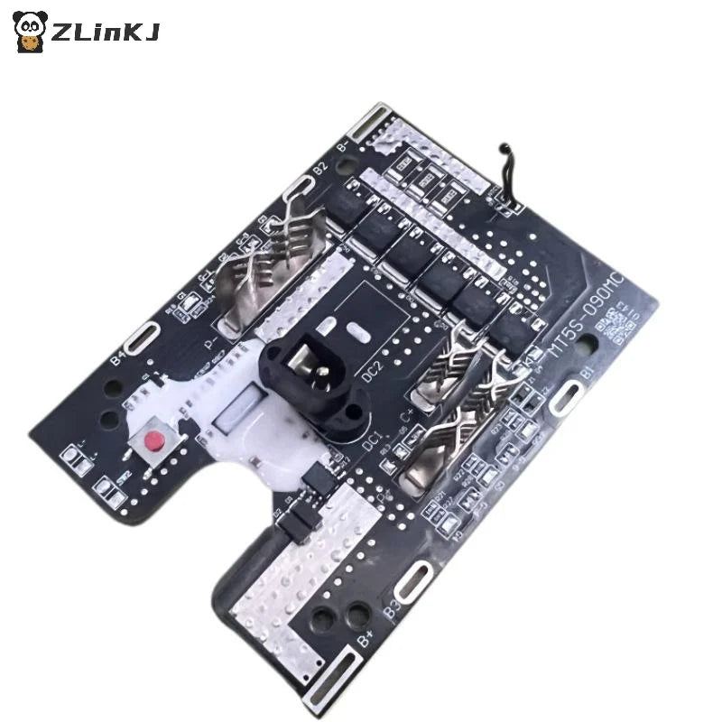 6MOS 21V 18650 Side Lights Protection Board Temperature Control Angle Zpaxo