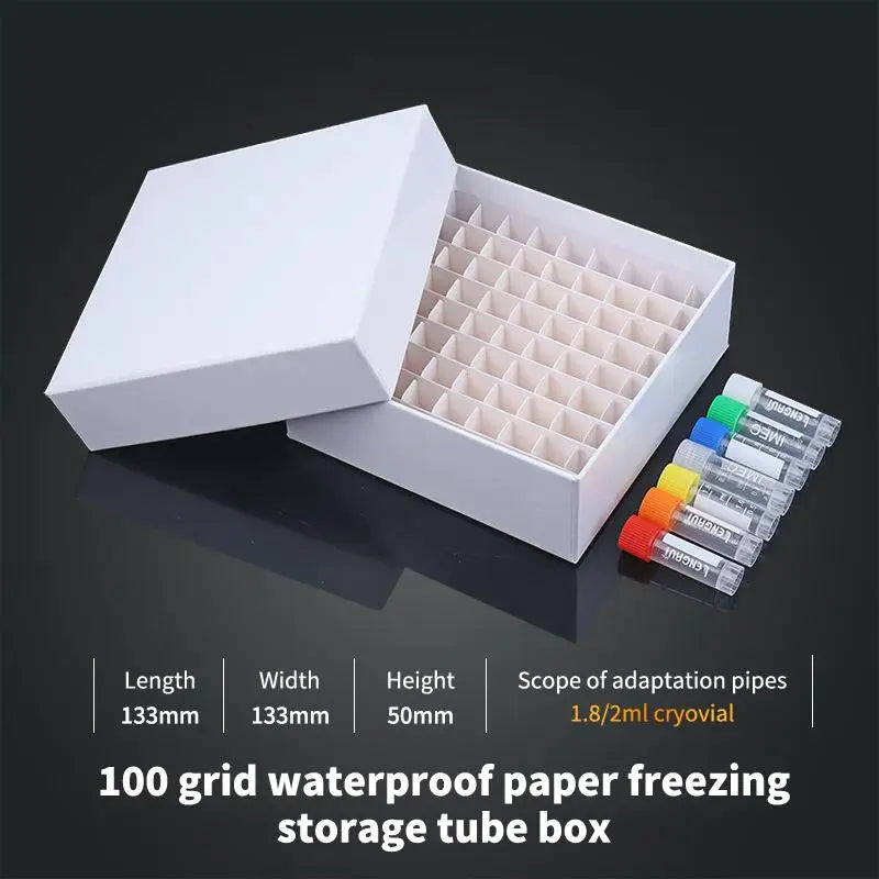 CMPaper 16 36 49 81 100 Compartments Flip-top Cell Cryopreservation