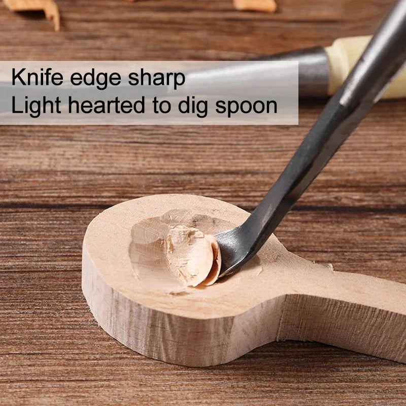10 15 Hand Chisel Professional Woodworking Carving Wooden Spoon
