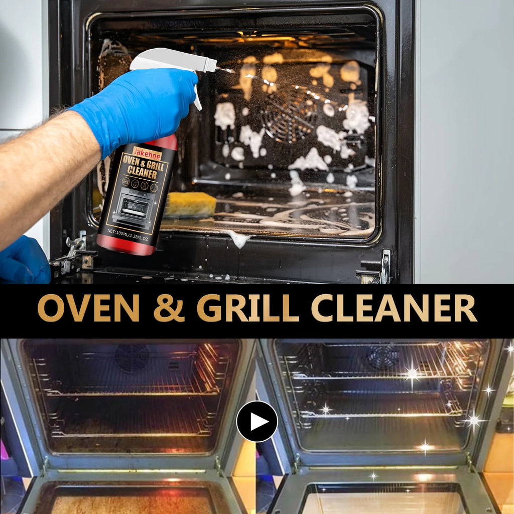 JAKEHOE Oven & Stove Foam Cleaner – Cuts Grease & Grime Fast Oven Foam Cleaner Zpaxo