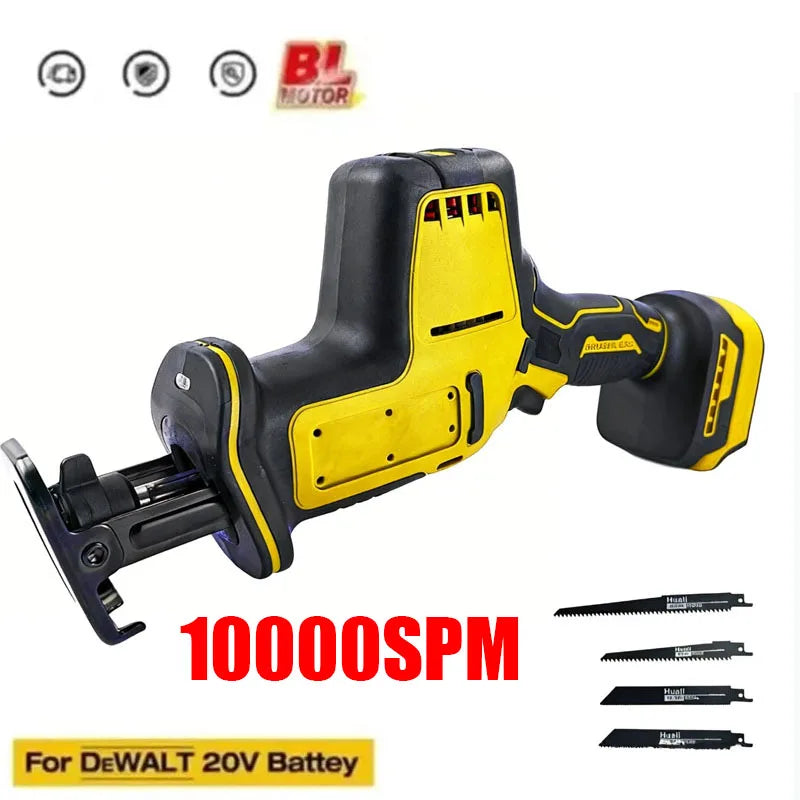 10000SPM Brushless Electric Reciprocating Saw Saber Wood Metal
