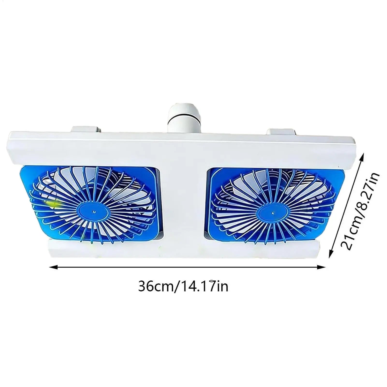 Socket Ceiling Fan Double-Head 3-Speed Dimmable Small Ceiling Fans With Lights Bulb For Bedroom Kitchen Home Office Apartment Zpaxo