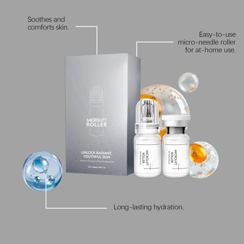 0.25mm Microneedle Brightening Serum Facial Serum Moisturizing and Repairing Deep Hydration Lock Stabilizing and Restore Gentle Zpaxo