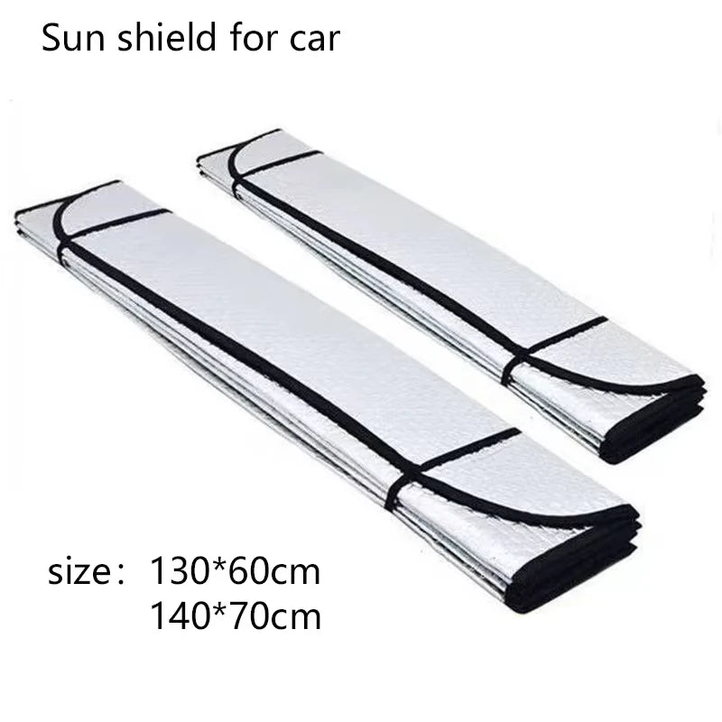 Car Sunshade Front Shield Sun Protection Heat Insulation Car Shield Windshield Plate Cover Front Rear Sun Shade UV Portection Zpaxo
