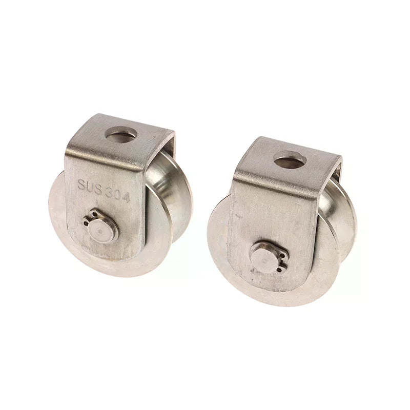 Stainless Steel Heavy Duty Roller Wheel Bearing Pulley Strong Zpaxo