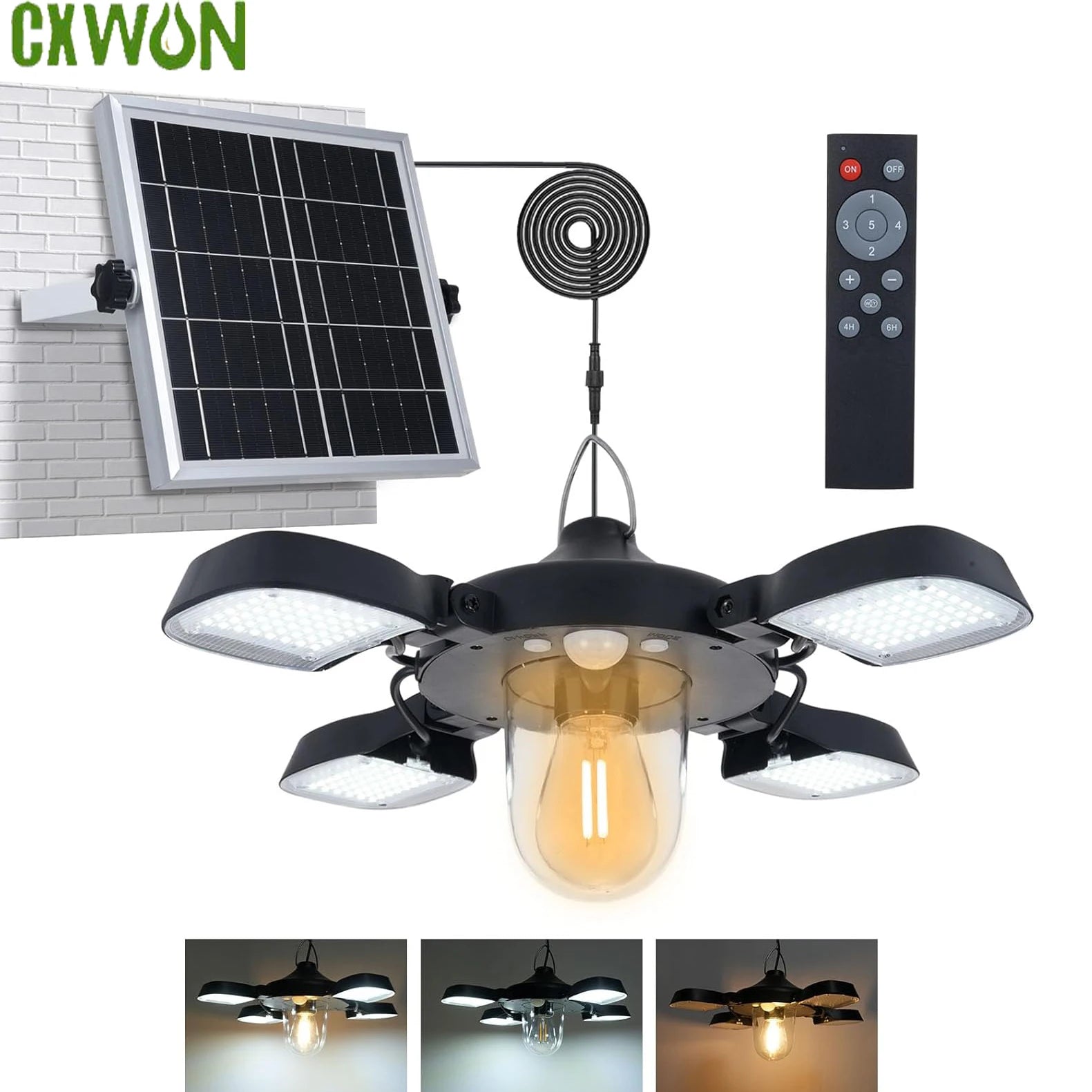 Solar Shed Lights Motion Sensor Outdoor Indoor 192LED Pendant Light Zpaxo Single-192LED China Mainland