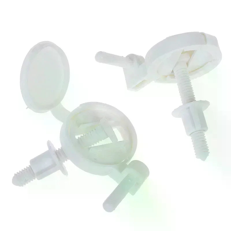 Seats Hinges Repair Tools Plastic Toilet Seat Screws Fixings Fit Toilet 1set/2Pcs Zpaxo