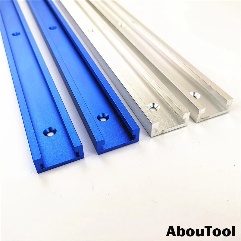300/400/500MM Aluminium Alloy T Track Woodworking Slot Miter Tracks Jig Fixture for Router Table Bandsaws Woodworking DIY Tools Zpaxo