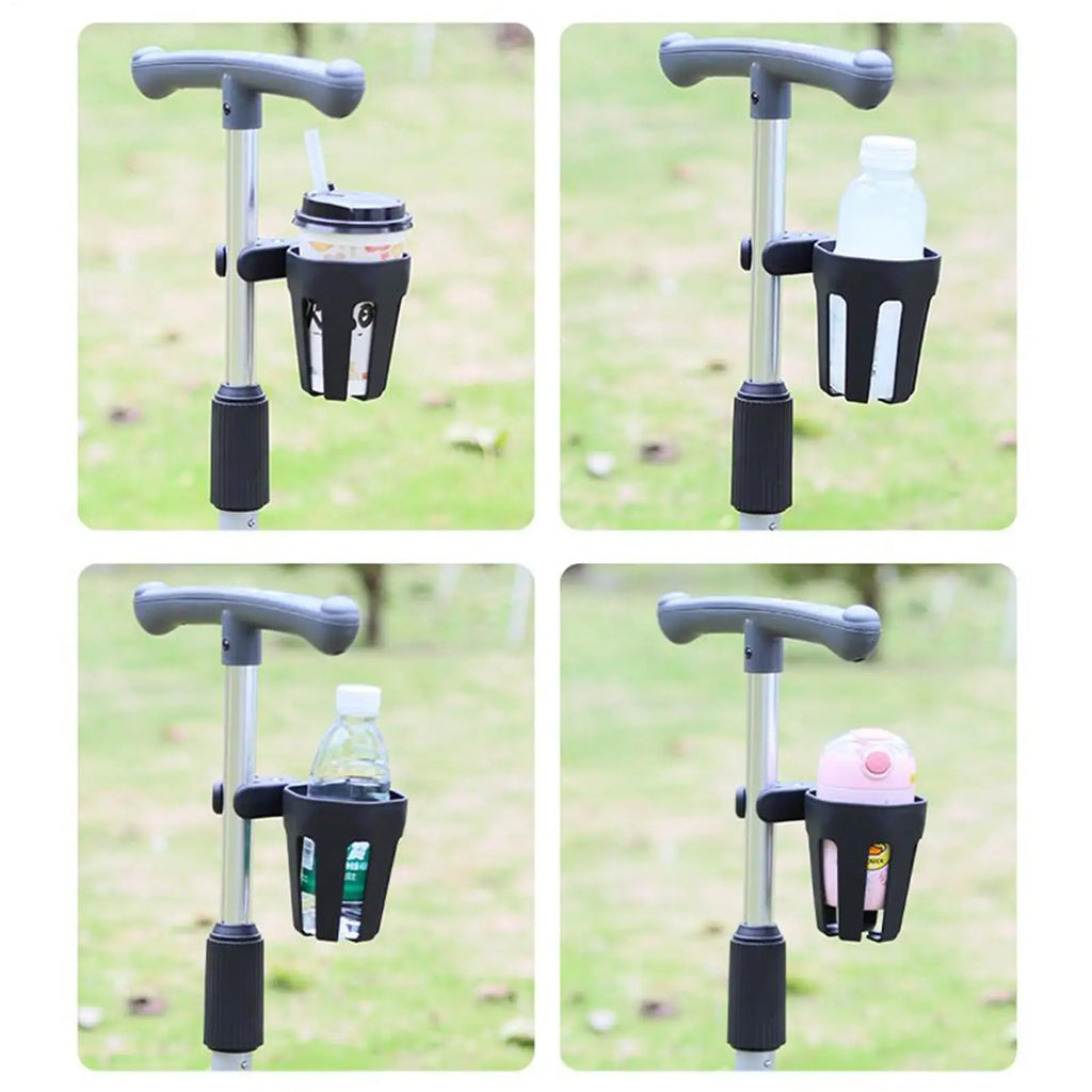 Stroller Cup Holder Attachment 360 Degrees Rotation Water Bottle Holder Stroller Attachment For Outdoor Park Camping Shopping Zpaxo