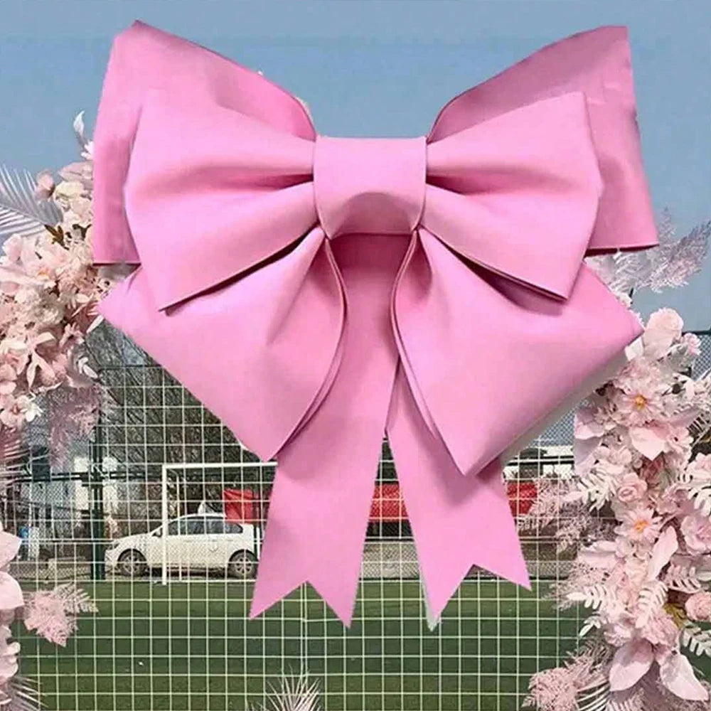 Big Bow Pink Red for or Wedding Arch Bridal Shower Party Birthday Christmas Decoration Door Home Decor Bow Knot Zpaxo