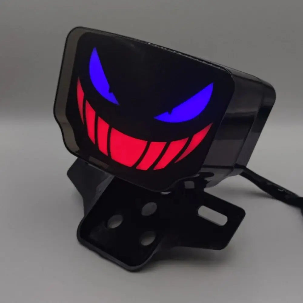 LED Design Motorcycle Tail Lights Dynamic Flash Devil Eye Integration Zpaxo