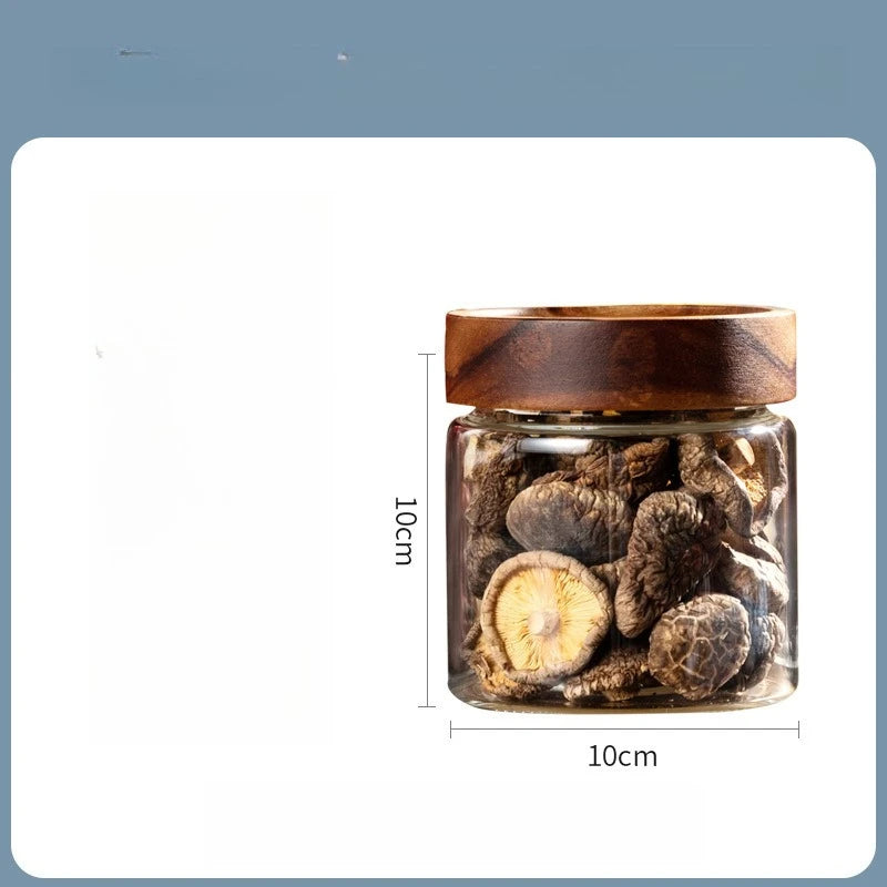 Sealed storage jar kitchen storage jar moisture-proof glass jar food grade coffee jar glass sealed jar Zpaxo 10X10CM