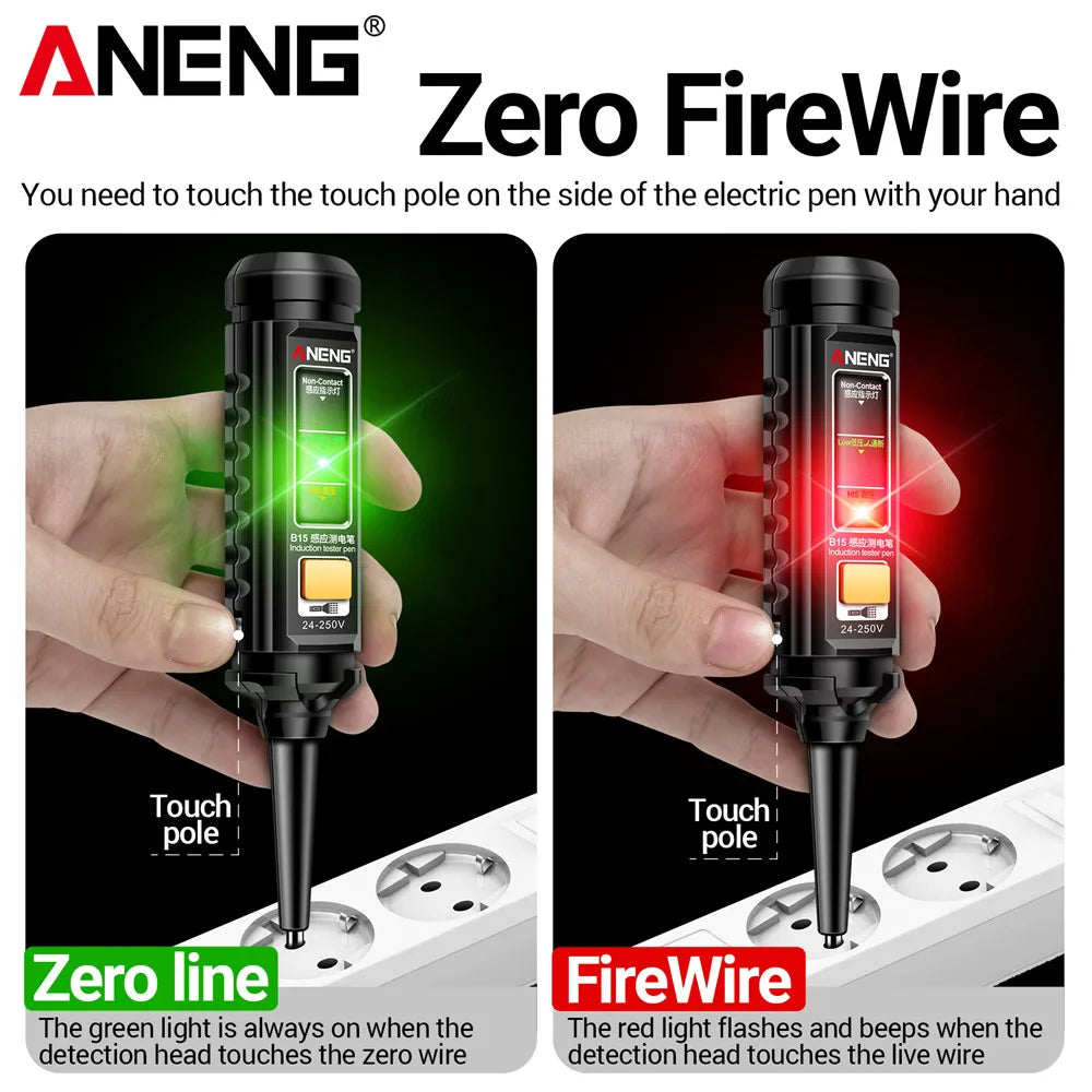 ANENG SZ308+B15 Multimeters Tester Pen Suit 1999 Counts 24-250V