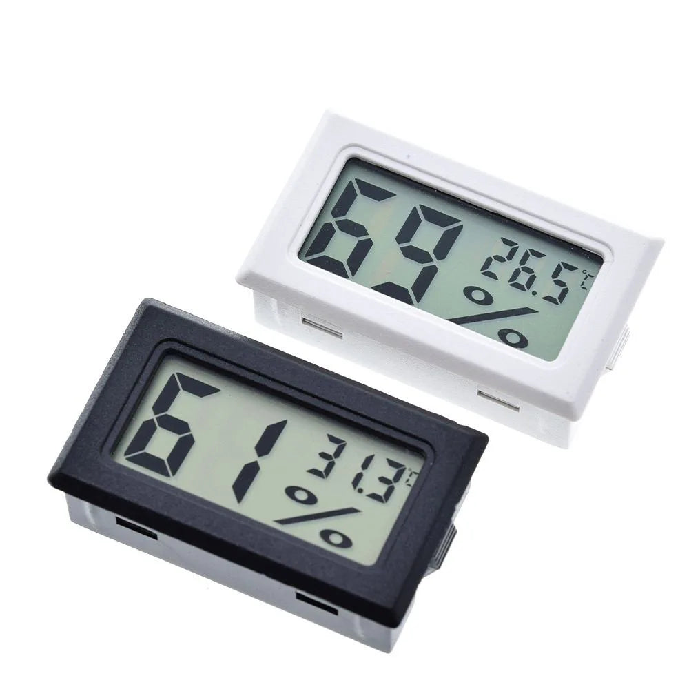 LCD Digital Thermometer Hygrometer Probe Fridge Freezer Thermograph