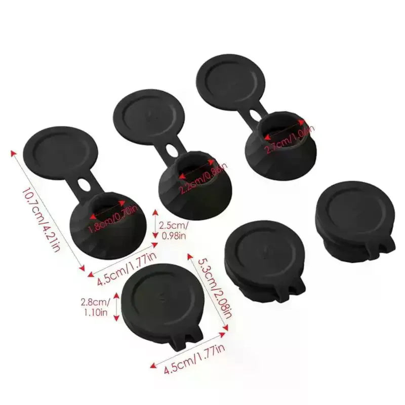 Wholesale Leakproof Bottle Cap 3pcs Inverted Bathroom Shower Gel Shampoo Leakproof Kitchen Spice Bottle Plastic Cup Lid Zpaxo