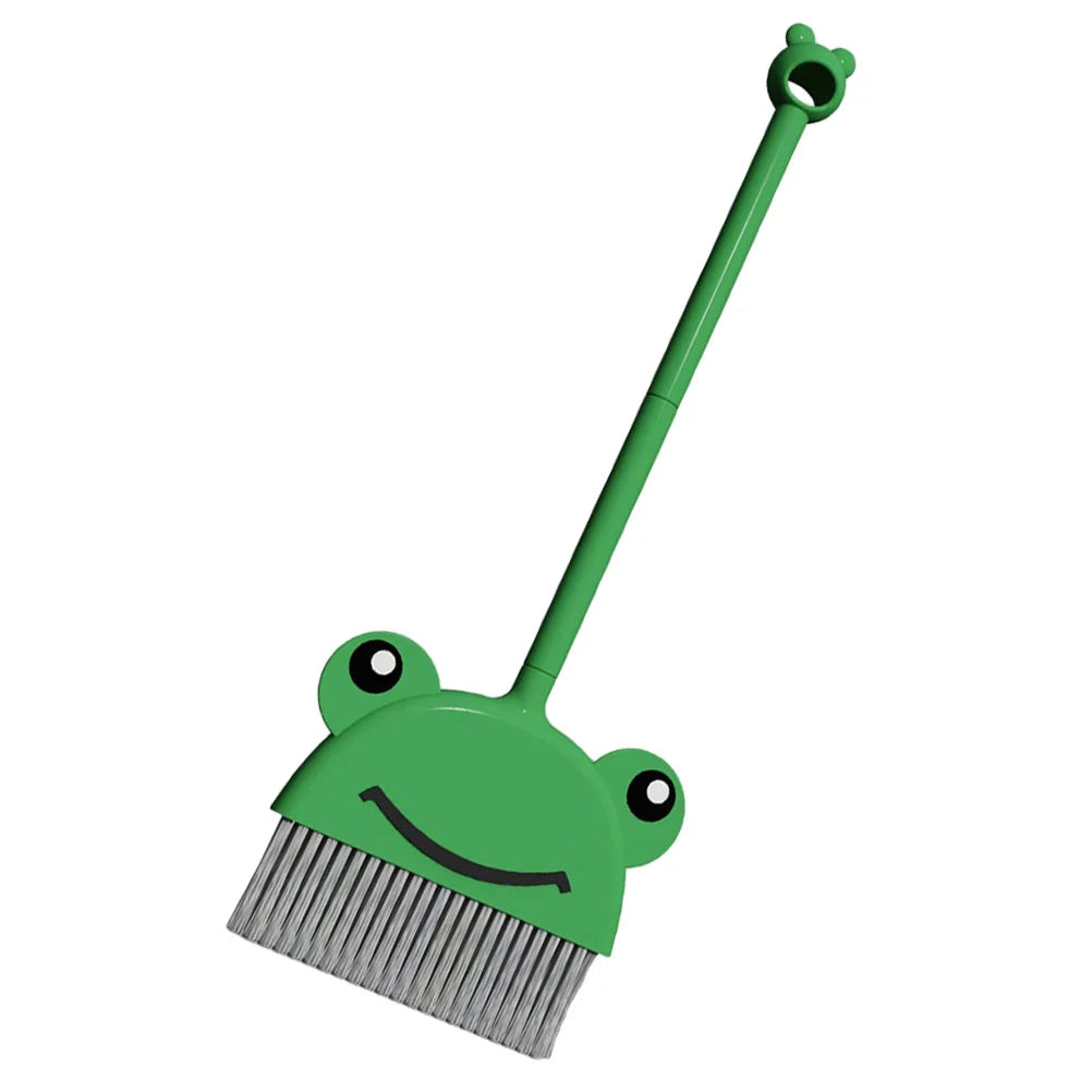Kids Broom Toy – Toddler Educational Sweeping Tool Frog Design Kids Cleaning Toy Zpaxo