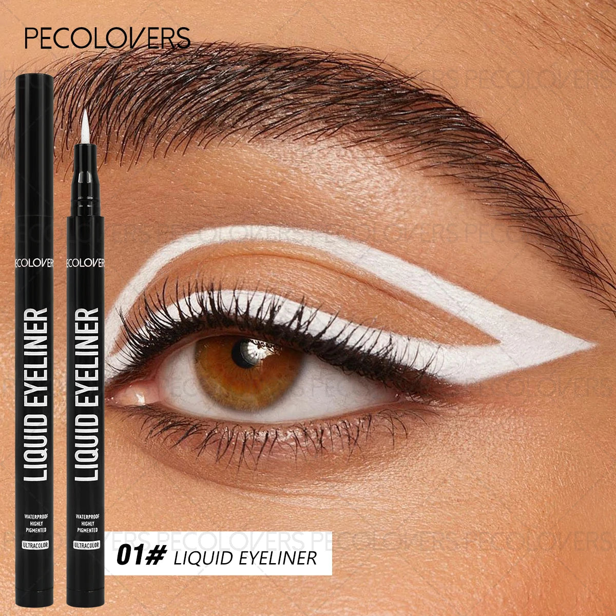 1PC Waterproof Liquid Eyeliner - No-Smudge, Long-Lasting Smooth Application, Rich In Colors, Creating A Charming Daily Makeup Zpaxo 01
