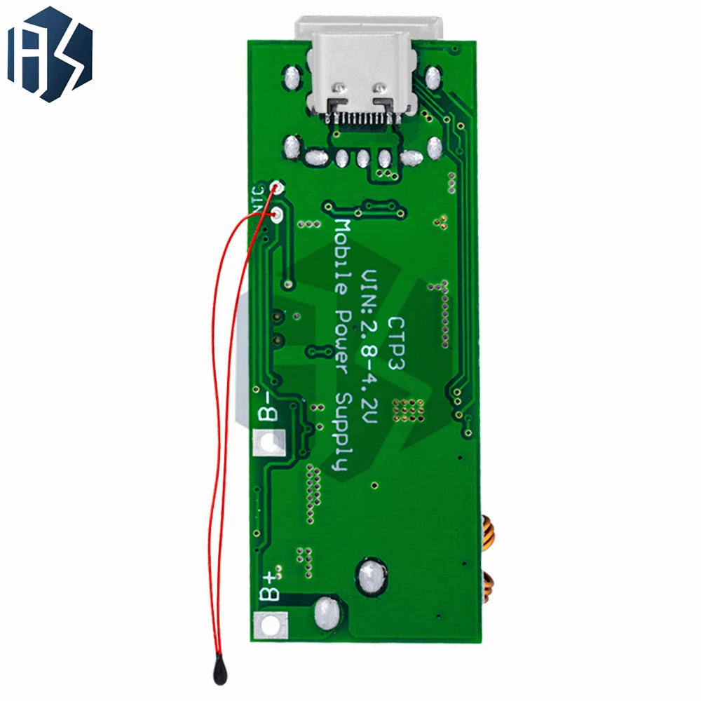 QC4.0 QC3.0 PD Fast Charging Boost Module, 18W 4.5A Bidirectional Type-C Power Supply Circuit Board Zpaxo