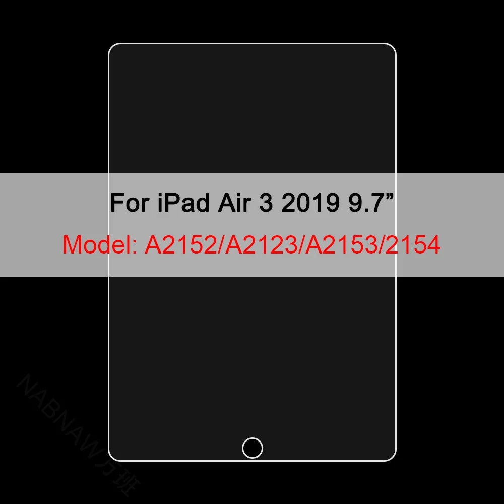 3pcs Tablet Drawing PET Film Touch Sensitive For iPad 10th 9th 8th 7th Mini 6 Air 5 4 Pro 11 Screen Protector Desktop Accessory Zpaxo Air 3