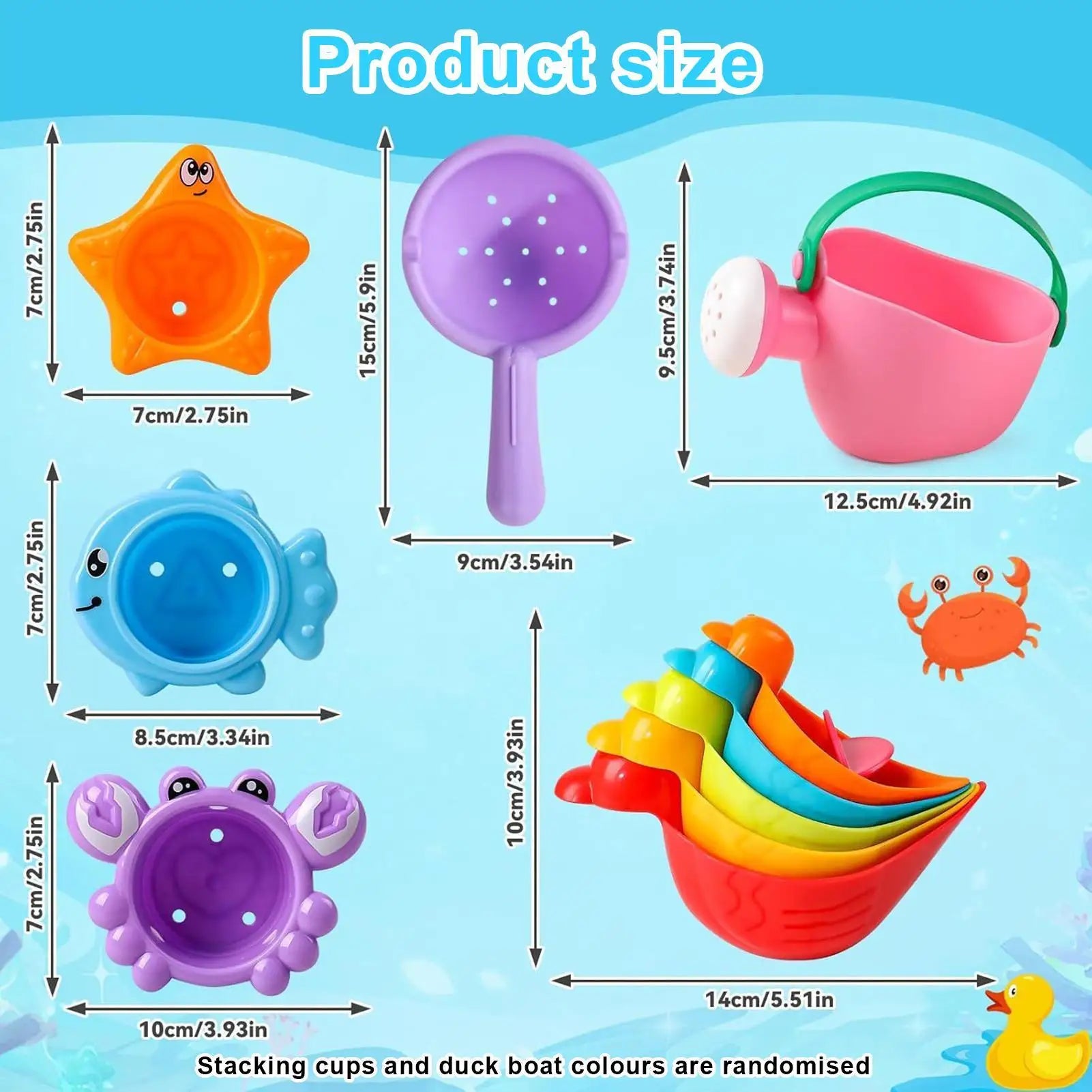 Bath Toy Safe Bathtub Water Toys Creative Floating Sensory Accessories Educational Games For Swimming Shower Kids Water Play Zpaxo