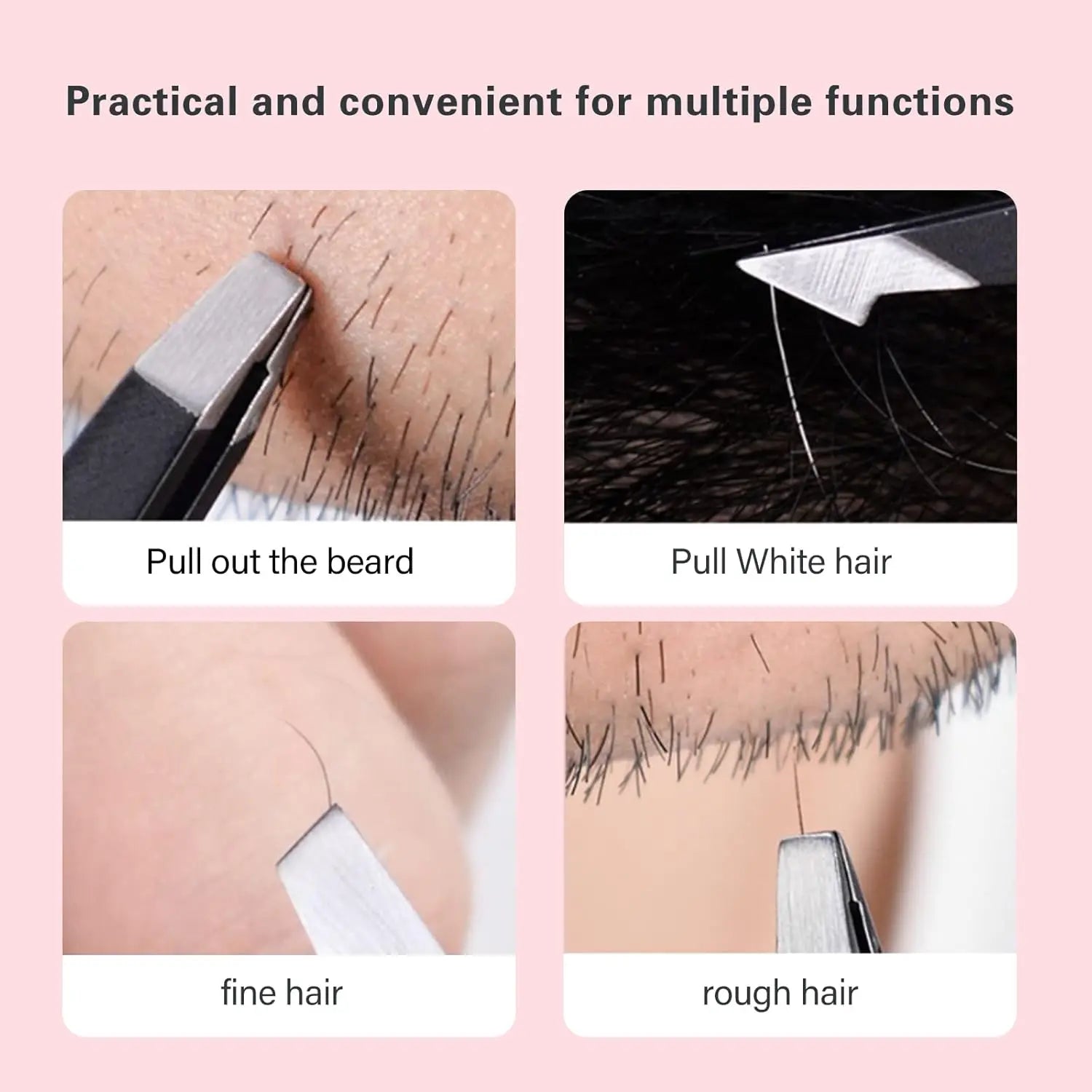 Stainless Steel Eyebrow Tweezer & Scissors Set | Brow Grooming