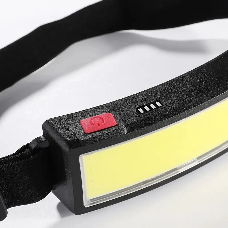 COB LED Rechargeable Headlamp – 500 Lm, USB-C, IPX4 Waterproof