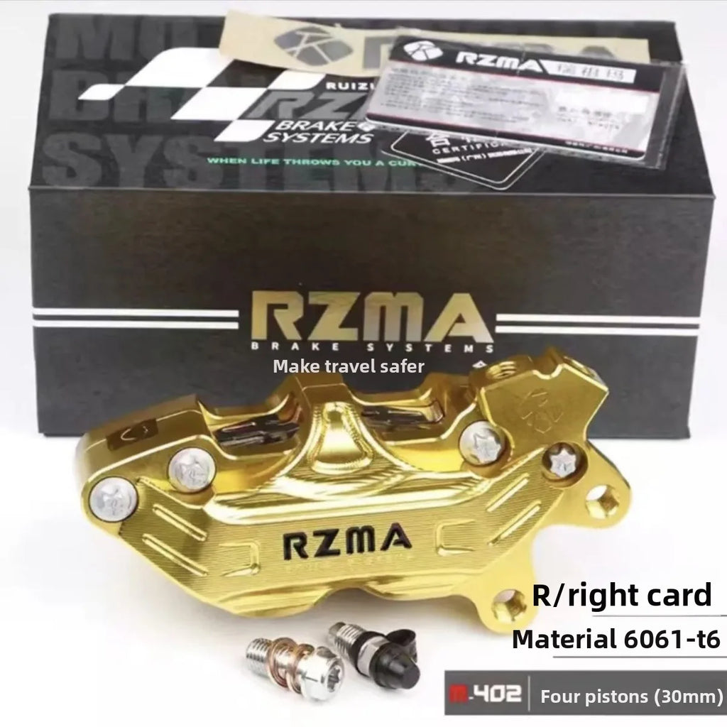 Ruizuma M402 Four-Piston Abalone Brake Caliper | E-Motorcycle