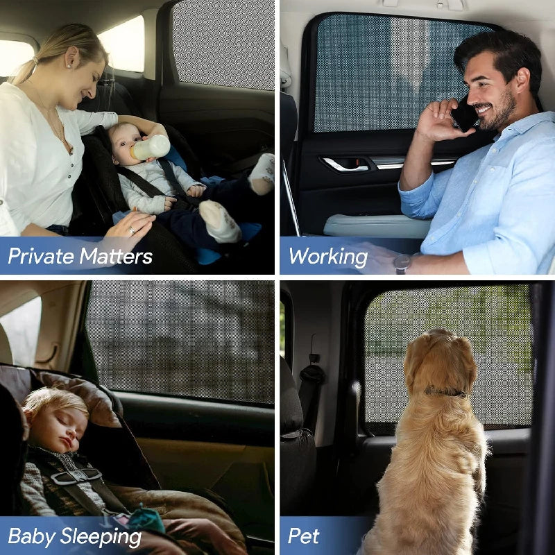 Car Sunscreen Mosquito Repellent Curtains Privacy Sunshade Summer
