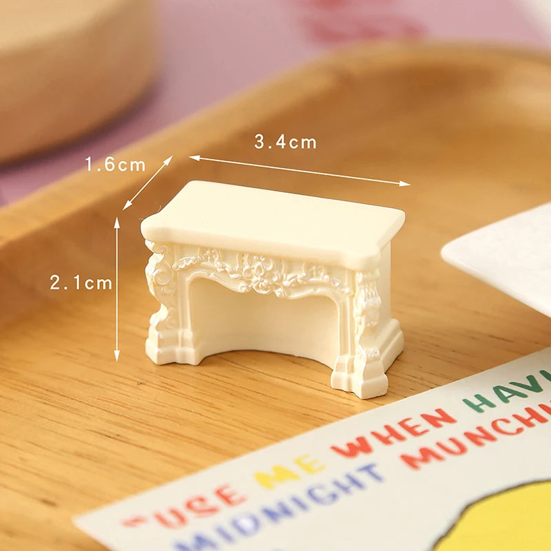 ▶1/12 Dollhouse Simulation Mini Furniture Model Dollhouse Living Room Scene Decoration Dolls House Ornament Pretend Play Toys Zpaxo A5