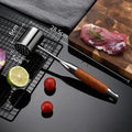 Hot Stainless Steel Meat Hammer Loose Meat Tenderizer Household Steak Pork Chicken Breast Meat Loosening Hammer Kitchen Tools Zpaxo 304-Wood